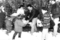 Empfänger unserer Weihnachtspäckchen in Bosnien